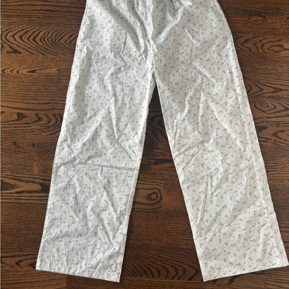 Floral Print Pajama Pants